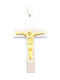 PS Silver Cross with the Crucified from Gold Plated Silver