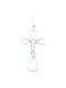 PS Silver Cross with the Crucified from Silver