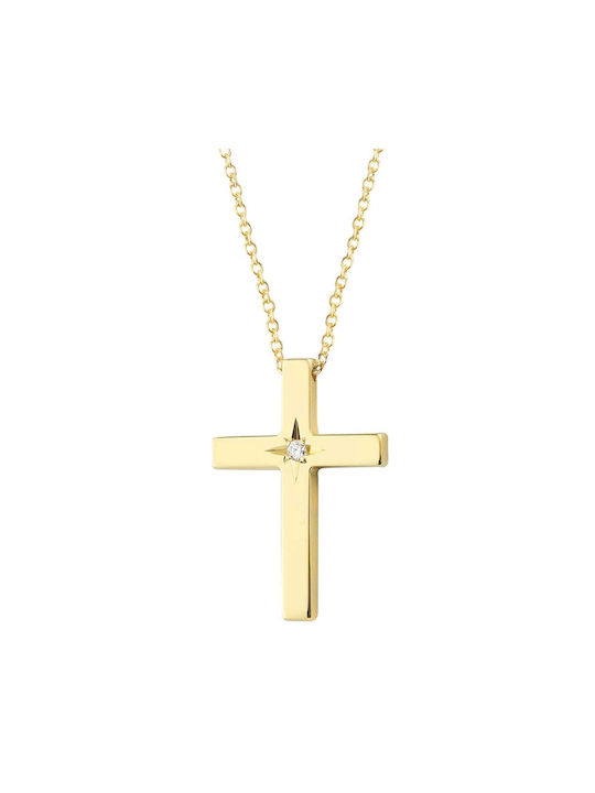 Kontopoulos Gold Cross 14K with Chain