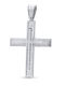 Anorado Herren Weißgold Kreuz 14K