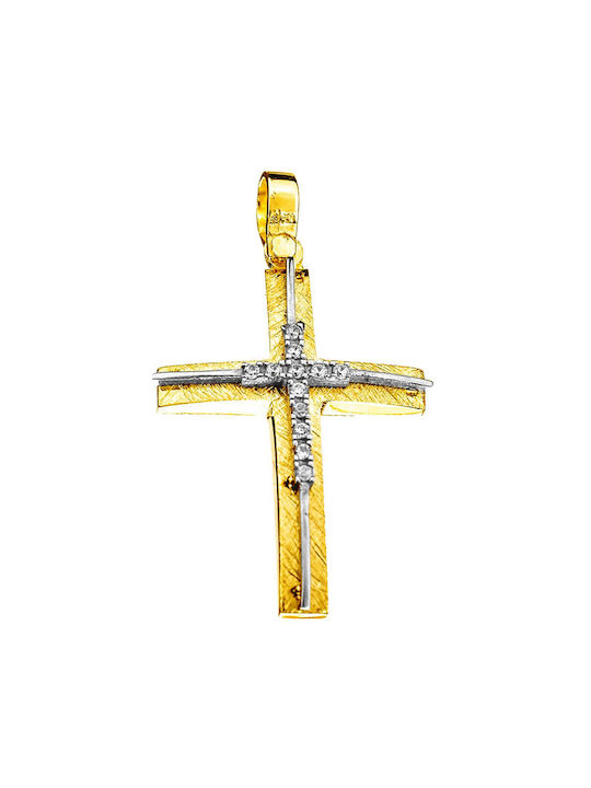 Alorado Damen Gold Kreuz 14K