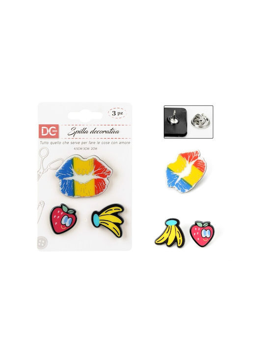 Pin Set Multicolour