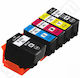 Compatible Inkjet Printer Ink Package Epson 800 Pages Multi (Color) / Black 5pcs