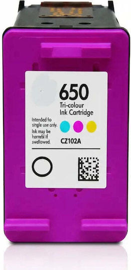 Kompatible Tinte HP 650XL CZ102AE Farbe 600 Seiten