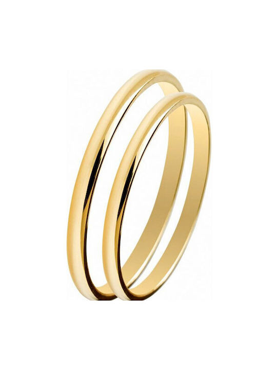 Set de inele de logodnă din Galben Aur