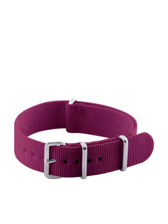 Fabric Strap Nato Purple 22mm
