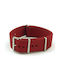 Fabric Strap Nato Red 20mm