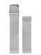 Vitopoulos Metallic-Armband Silber 24mm