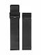 Vitopoulos Metallic-Armband Schwarz 20mm