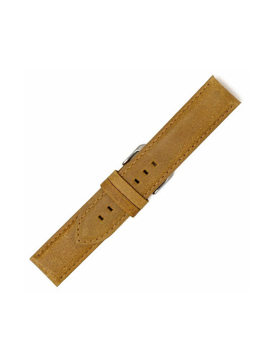 Leather Strap Yellow 20mm