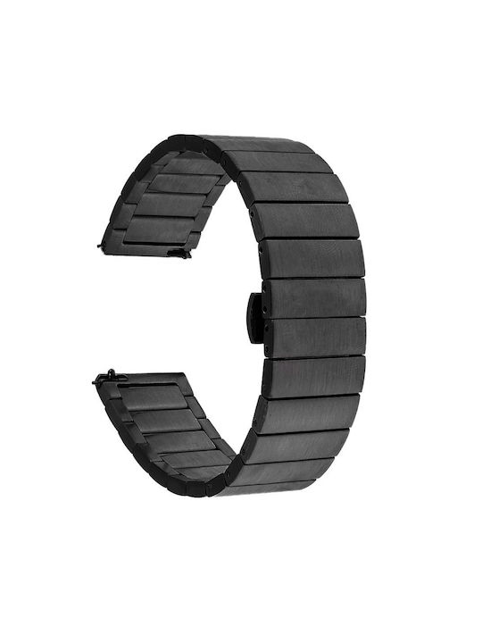 Metallic Bracelet Black 20mm