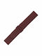 Curea din piele Burgundy 18mm