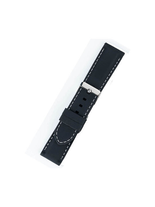 Rubber Strap Black 20mm