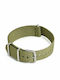 KOSTELO Fabric Strap Nato Green 18mm