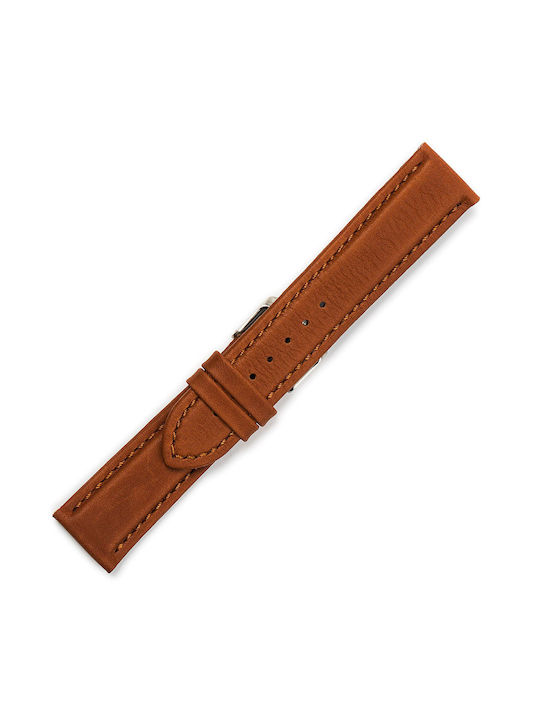 Leather Strap Brown 18mm