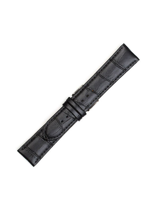 Leather Strap Black 18mm