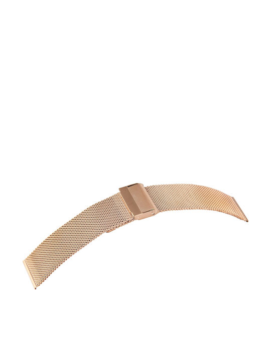 New Era Μεταλλικό Μπρασελέ Ροζ Χρυσό 22mm