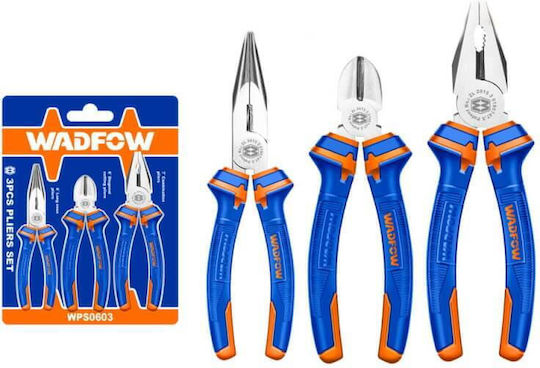 Wadfow Pliers set Length 180mm 3pcs