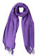 Women's Silk Scarf Purple