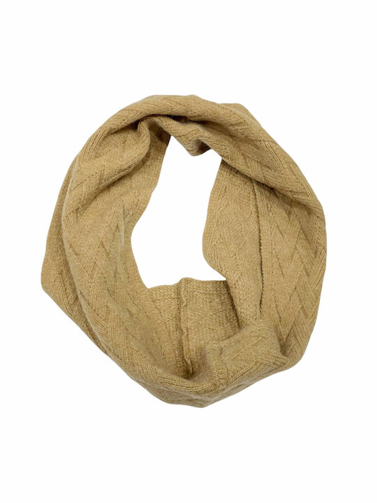 Women's Wool Neck Warmer Beige