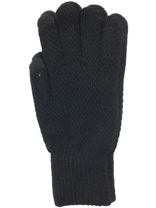 Men's Knitted Touch Gloves Black