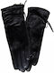 Schwarz Leder Handschuhe