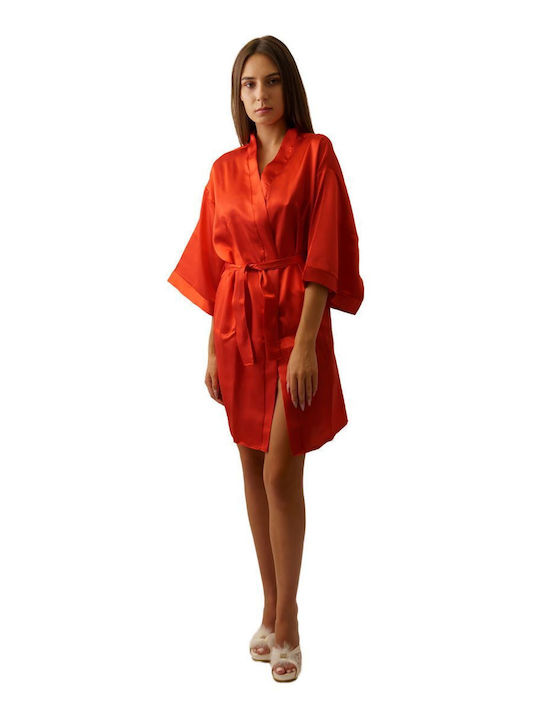 FMS Winter Women's Robe Red Mary