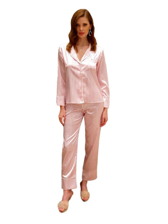 FMS Set Pijamale Dama Roz De Iarnă Ashley