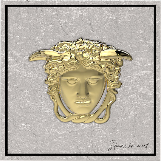 Slevori Φιγούρα Μέδουσας Κάδρο σε Καμβά 15x15cm