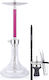 Hookah Ναργιλές Μονός Ροζ 60cm