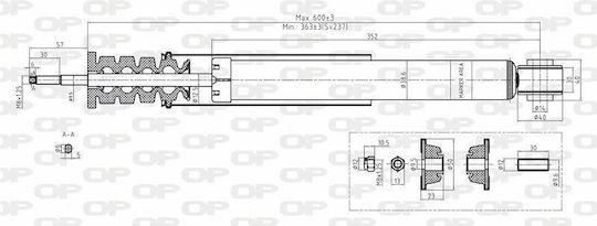 Open Parts Open Parts Nissan Micra Shock Absorber 1 Piece