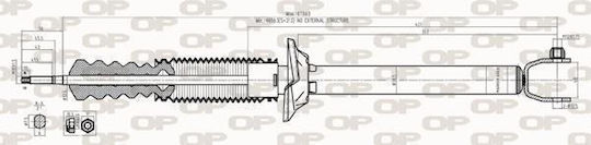 Open Parts Set Shock Absorbers 1pcs for Ford Fiesta / Ka Saab 96