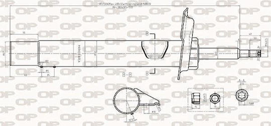 Open Parts Абсорбатор На Удари 1 Брой