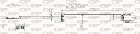 Open Parts Set Stoßdämpfer 1Stück für Hyundai Getz