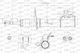 Open Parts Set Amortizoare 1buc pentru Fiat Panda