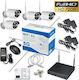 Nvr Integrated CCTV System Wi-Fi with 4 Wireless Cameras 720P