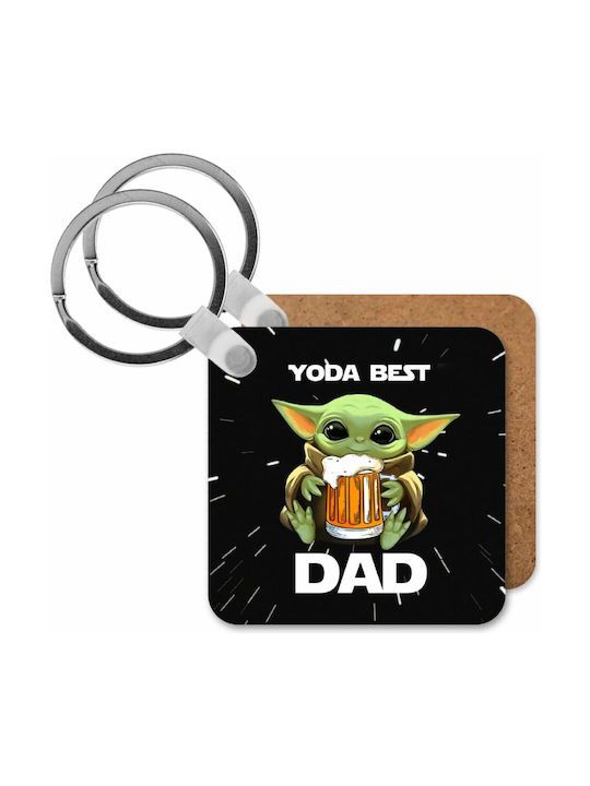 Keychain Wallet Dad Wooden