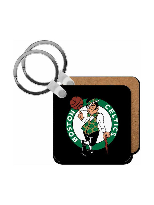 Keychain Wallet Boston Celtics Wooden