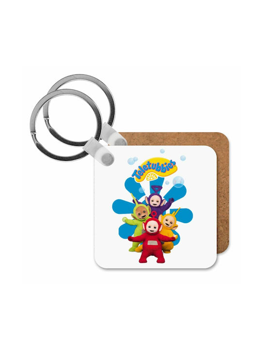 Keychain Portofel Teletubbies Lemn