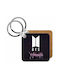 Keychain Wallet Bts Wooden