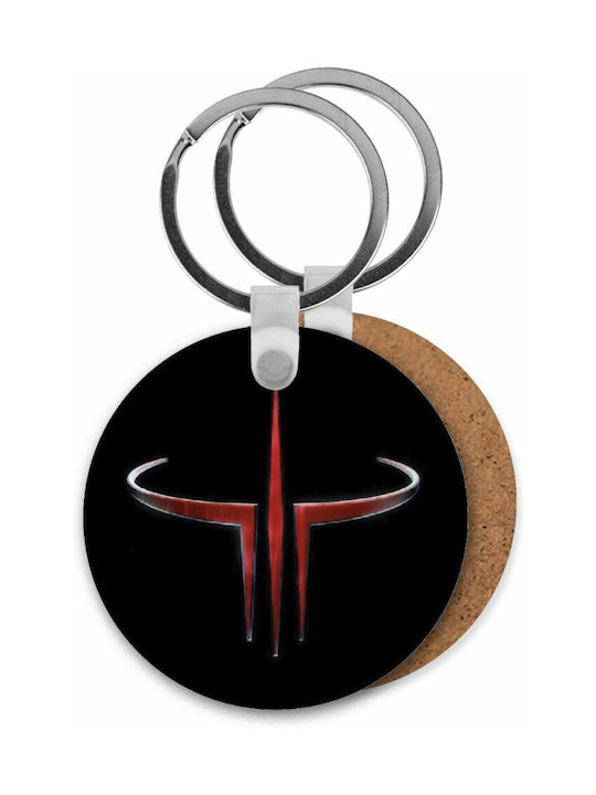 Keychain Wallet Quake 3 Arena Wooden