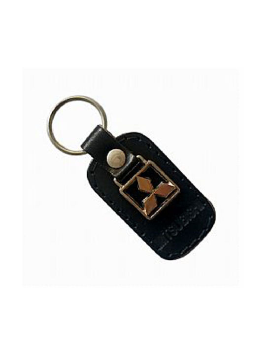 Keychain Piele Negru