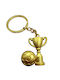 Handmade Keychain Metallic Gold