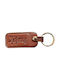 Handmade Keychain Leather Brown