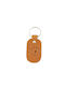 Handmade Keychain Leather Brown