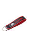 Fabric Black Keychain
