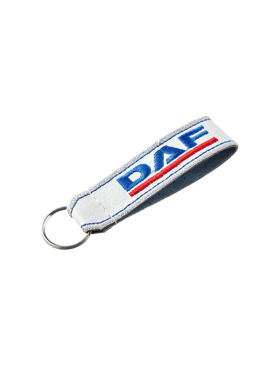 Keychain Daf Tesatura Alb