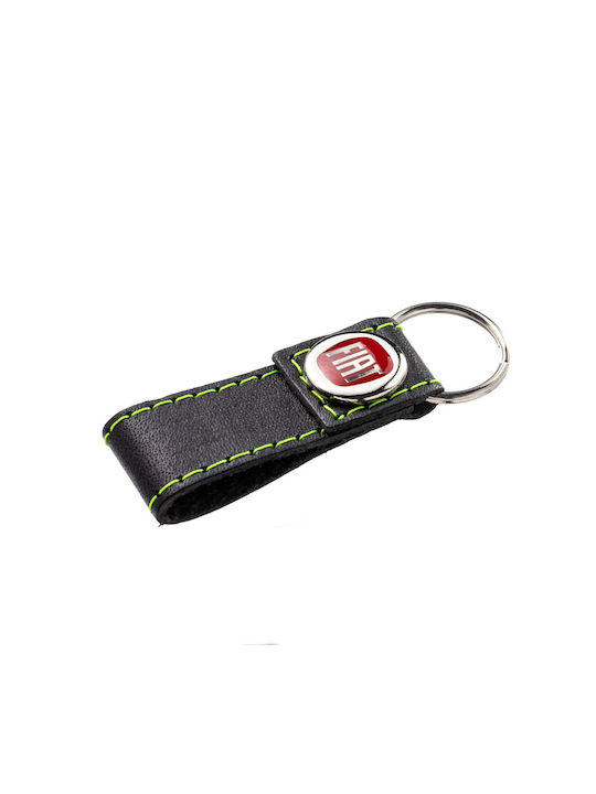 Keychain Leather Green