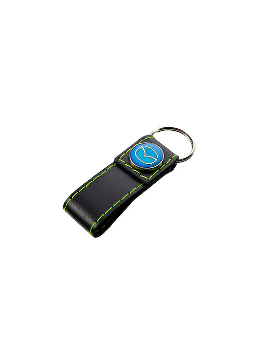 Keychain Leather Green