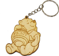 Woodseason Schlüsselanhänger Winnie Pooh Hölzernes